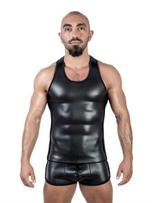 Mister B Neopren Tank Top - schwarz