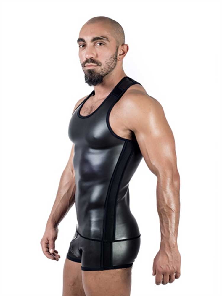 Mister B Neopren Tank Top - schwarz