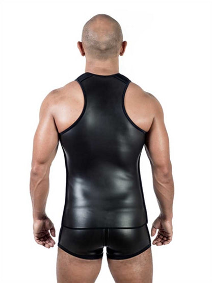 Mister B Neopren Tank Top - schwarz