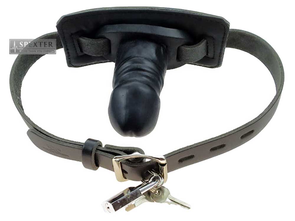 Mister B Premium Deep-Throat Trainer Knebel Set mit Schloß