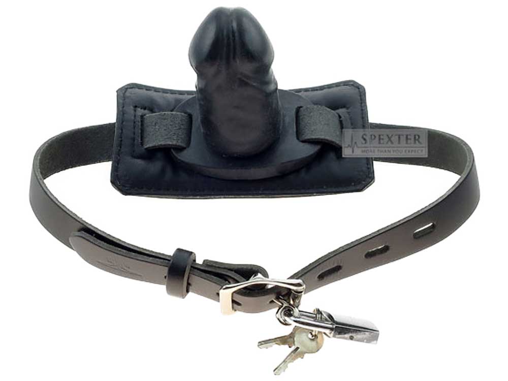 Mister B Premium Deep-Throat Trainer Knebel Set mit Schloß