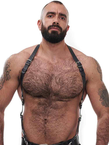 Mister B Leather BUTCH Queen Harness schwarz
