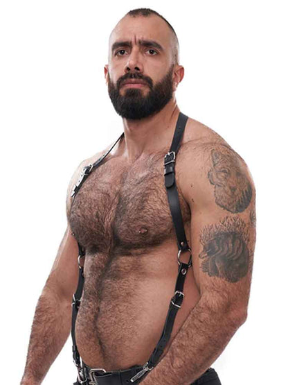 Mister B Leather BUTCH Queen Harness schwarz