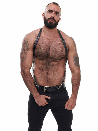 Mister B Leather BUTCH Queen Harness schwarz