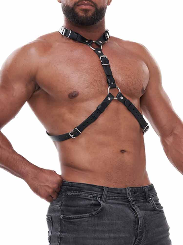 Mister B Leather FEMME Queen Harness schwarz