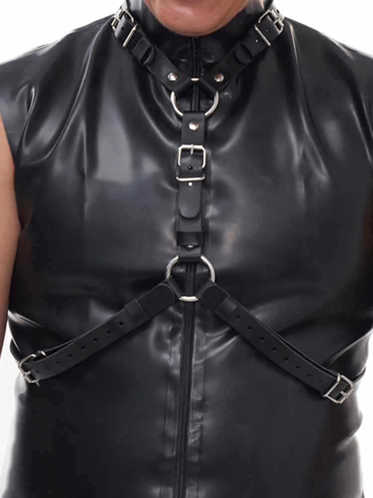Mister B Leather FEMME Queen Harness schwarz