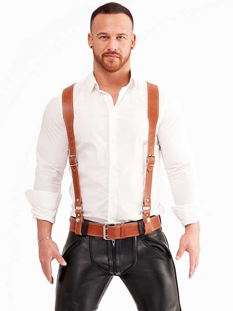 Mister B Signature Hosenträger Braun