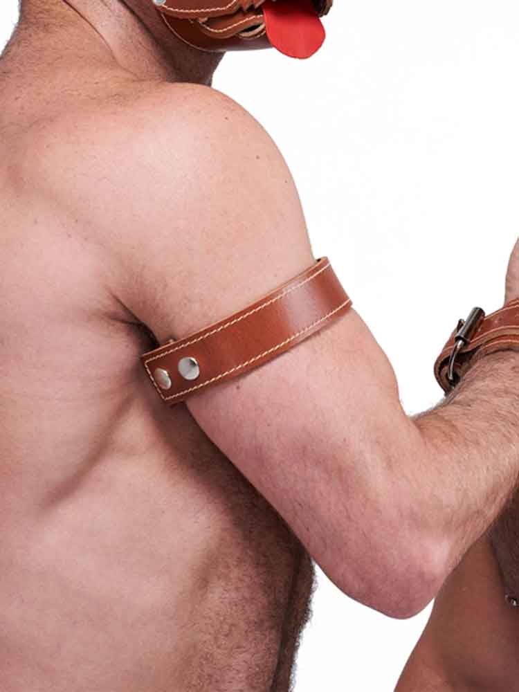 Mister B Signature Oberarmband Braun