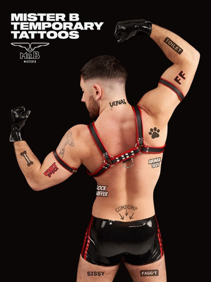 Mister B Temporary Tattoo FIST PIG FF