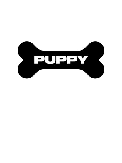 Mister B Temporary Tattoo PUPPY Paw and Bone