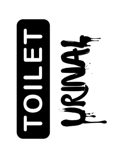 Mister B Temporary Tattoo Toilet Urinal Water Sports