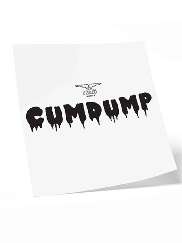 Mister B Temporary Tattoo CUMDUMP