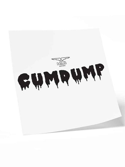 Mister B Temporary Tattoo CUMDUMP