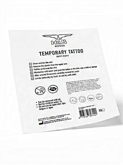Mister B Temporary Tattoo PUPPY