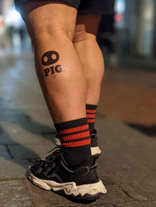 Mister B Temporary Tattoo PIG