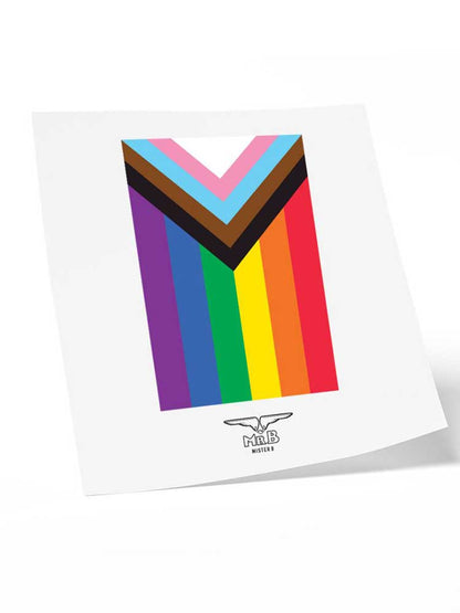 Mister B Temporary Tattoo PRIDE FLAG