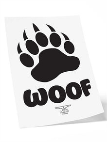 Mister B Temporary Tattoo WOOF