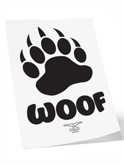 Mister B Temporary Tattoo WOOF