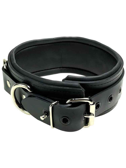 Mister S Bondage-Neoprenhalsband - abschließbar