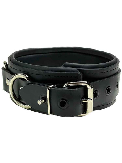 Mister S Bondage-Neoprenhalsband - abschließbar