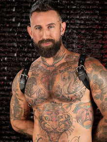Mister S Cadet Schulterharness schwarz