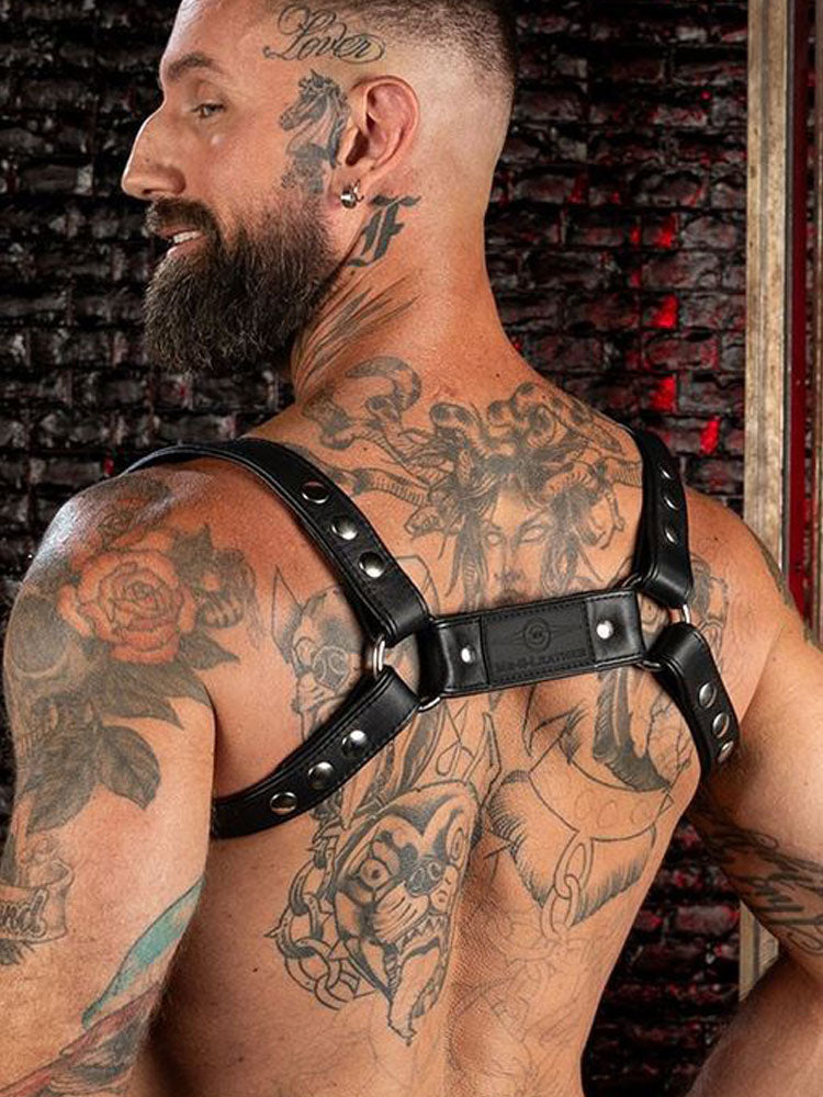 Mister S Cadet Schulterharness schwarz