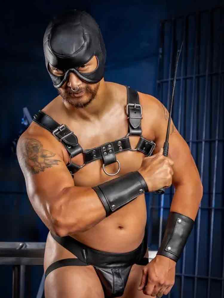Mister S Dungeon Half Hood Halbmaske