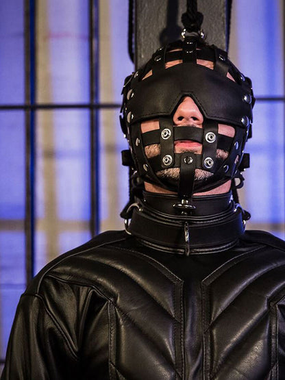 Mister S Fetters Strap Face Cage - Riemen-Gesichts-Maske
