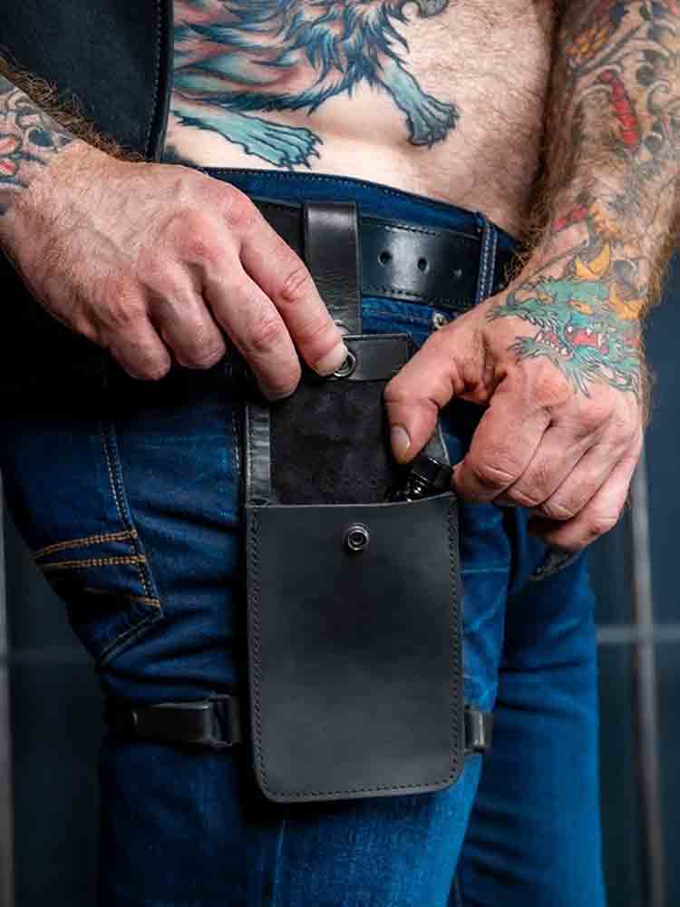 Mister S Jockstrap Holster-Tasche schwarz