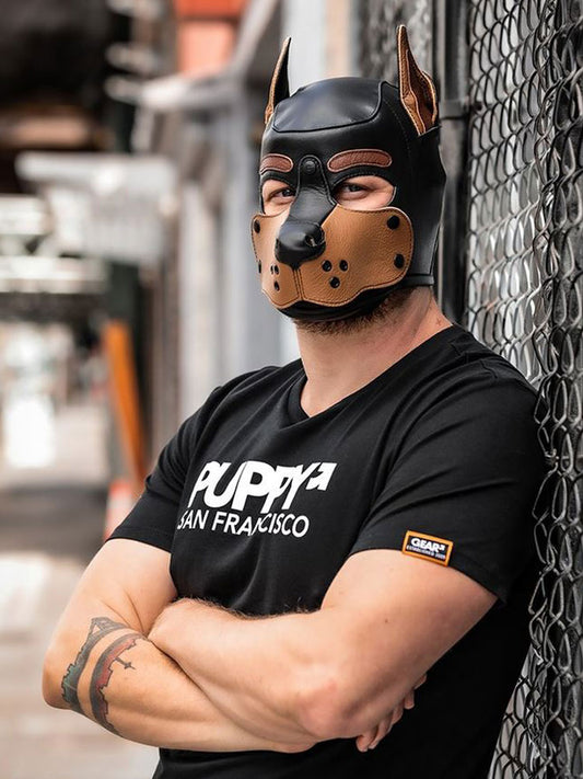 Mister S Leather K9 Puppy Hood tanbraun