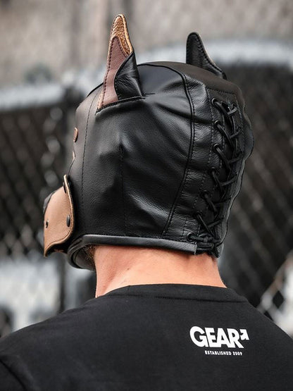 Mister S Leather K9 Puppy Hood tanbraun