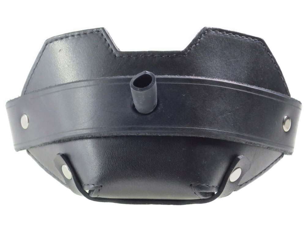 MISTER S Leder-Atem-Knebel - Penis-Gag