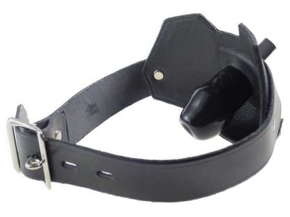 MISTER S Leder-Atem-Knebel - Penis-Gag