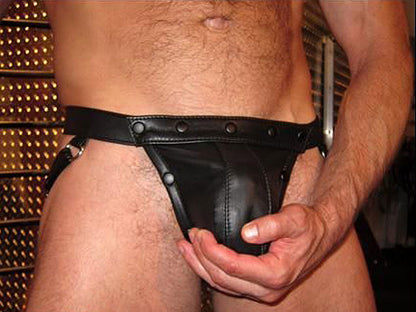 Mister S Leder Jock-Strap HIDDEN RING