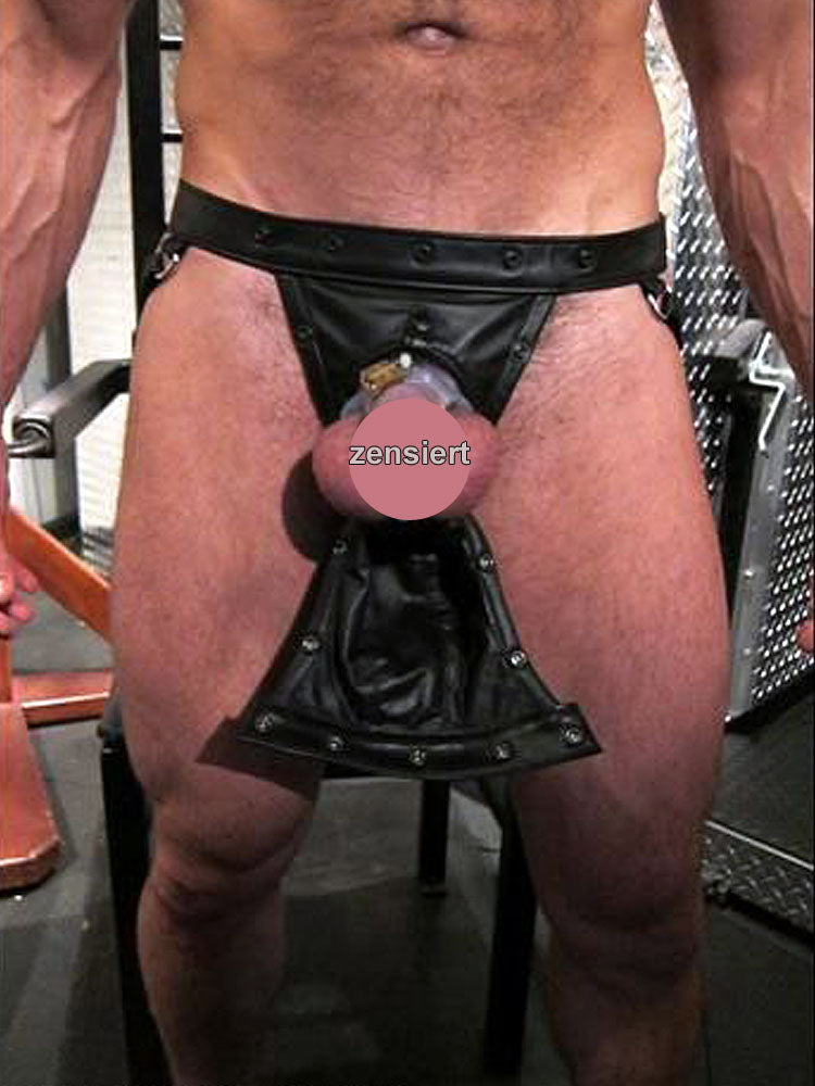 Mister S Leder Jock-Strap HIDDEN RING