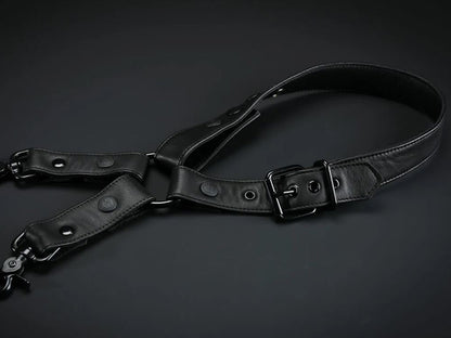 MISTER S Leather Leg Harness - schwarz
