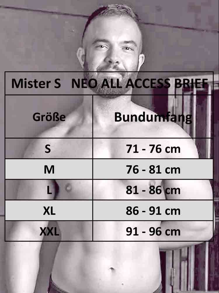 Mister S Neo ALL ACCESS BRIEF - lime