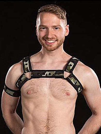 Mister S Neo BOLD COLOR BULLDOG Harness - camo