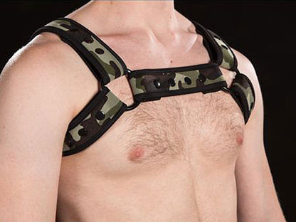 Mister S Neo BOLD COLOR BULLDOG Harness - camo
