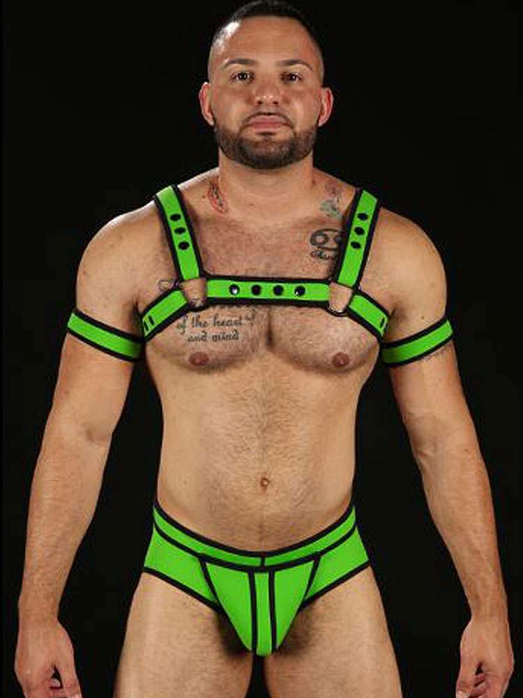 Mister S Neo BOLD COLOR BULLDOG Harness - lime