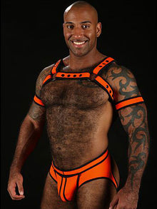 Mister S Neo BOLD COLOR BULLDOG Harness - orange