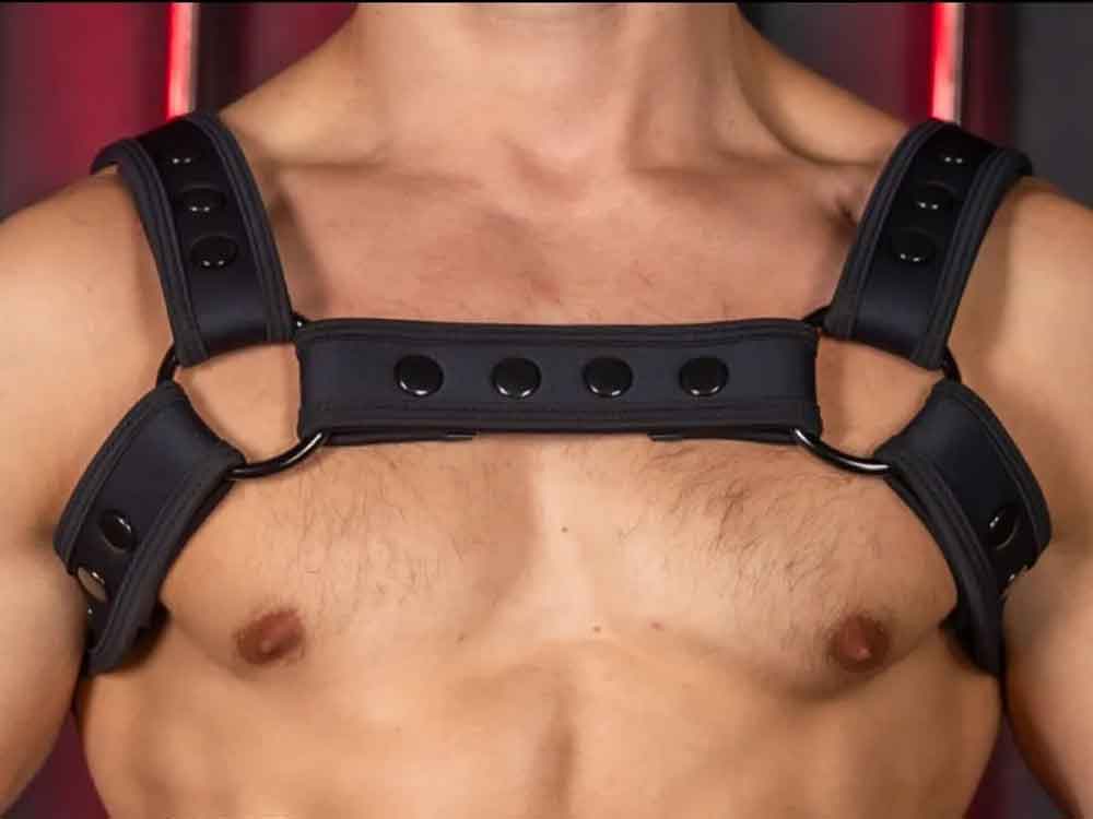 Mister S Neo CARBON COLOR BULLDOG Harness - schwarz
