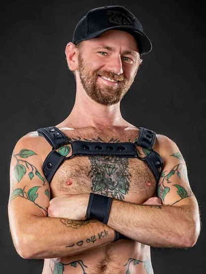 Mister S Neo CARBON COLOR BULLDOG Harness - schwarz