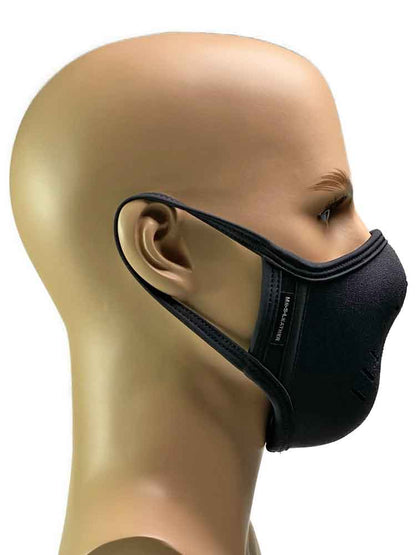 Mister S Neopren Face Mask schwarz-schwarz