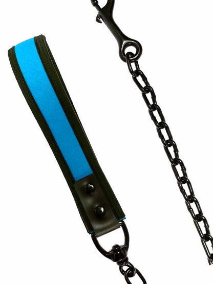 Mister S Neopren Hundeleine - aqua