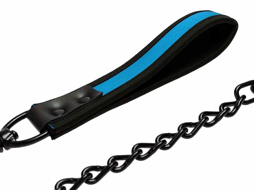 Mister S Neopren Hundeleine - aqua