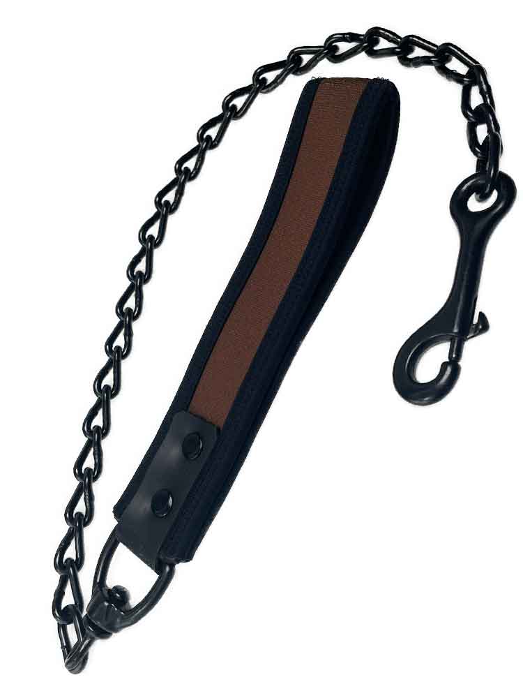 Mister S Neopren Hundeleine - braun