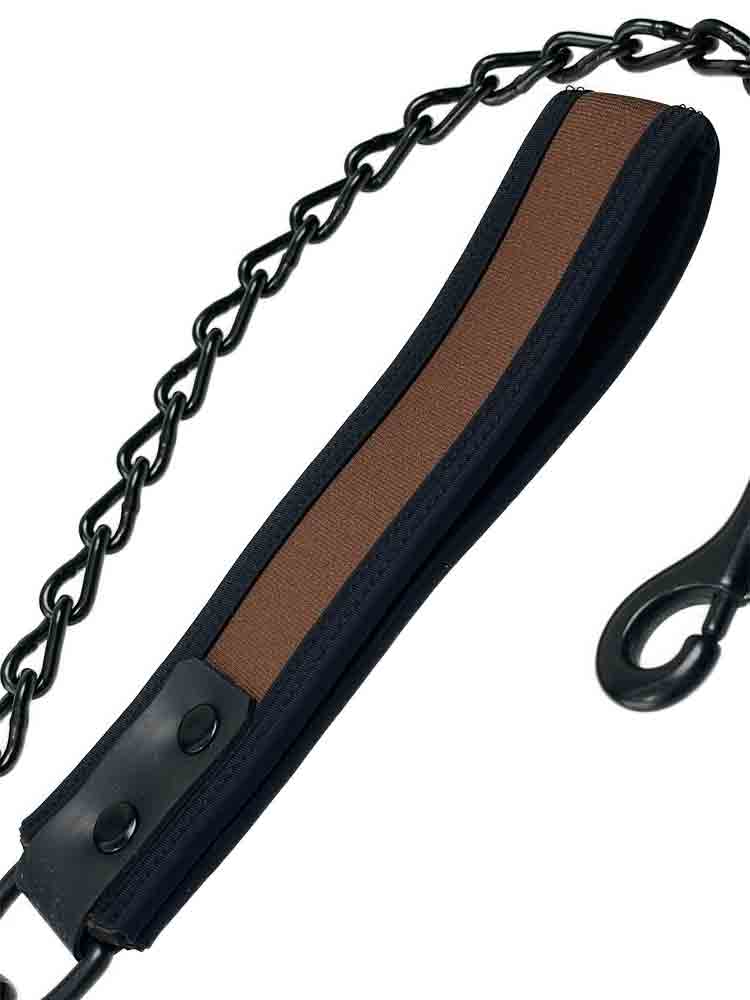 Mister S Neopren Hundeleine - braun