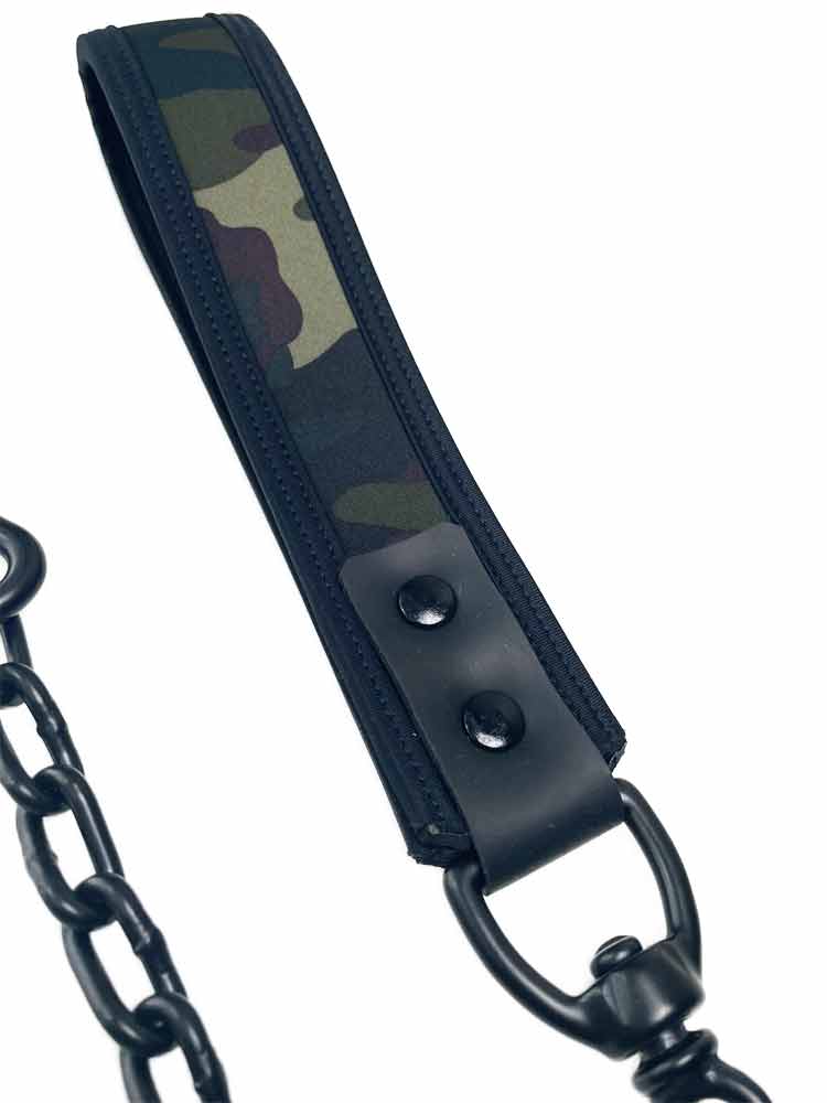 Mister S Neopren Hundeleine - camo