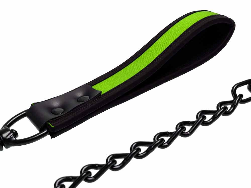 Mister S Neopren Hundeleine - lime